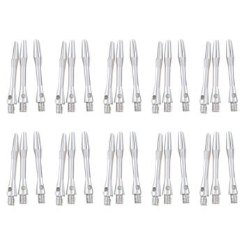 10x 3pc Formula Sports Nylon Dart Shafts Stems Short 35mm Silver