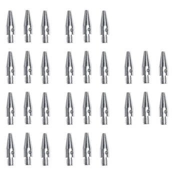10x 3pc Formula Sports Alloy Tom Thumb Dart Shafts Stems 14.8mm Silver