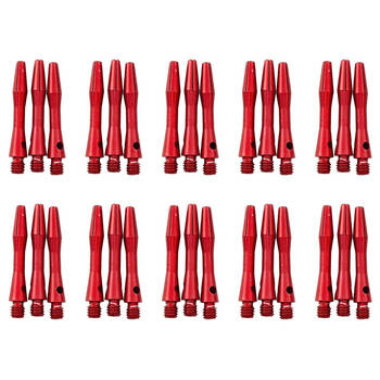 10x 3pc Formula Sports Alloy Coloured Dart Shafts Stems Medium 45mm Assorted