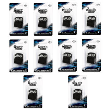 10PK Formula Sports Dart Sharpener Keyring Keychain Accessory Black