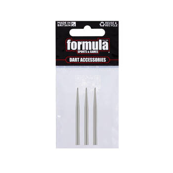 10x 3pc Formula Sports Dartboard Dart Points Replacement 38mm Chrome