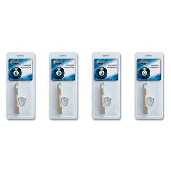 4PK Formula Sports Alloy Pool Snooker Billiard Cue Clamp Gold