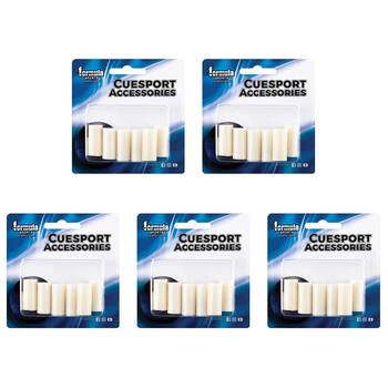 5PK Formula Sports Nylon Pool Snooker Billiard Cue Ferrule for Screw Tip 11mm