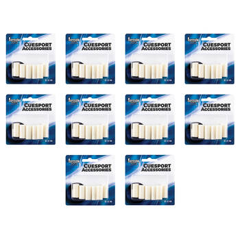 10PK Formula Sports Nylon Pool Snooker Billiard Cue Ferrule for Screw Tip 12mm
