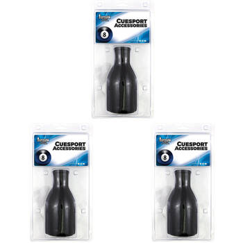 3PK Formula Sports Plastic Kelly Pool Snooker Billiard Shaker Bottle Black