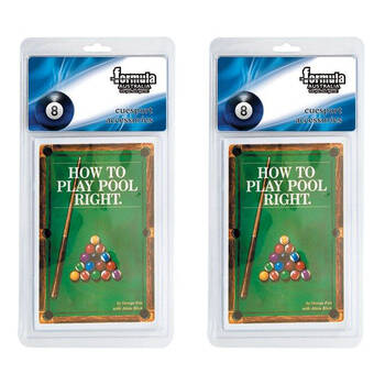2PK Formula Sports How to Play Pool Right Games Billiard Table Booklet
