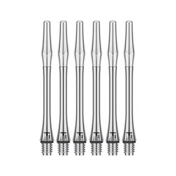 2x 3pc Target Titanium Pro Durable Dart Shaft Set 46mm Replacement Silver