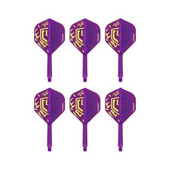 2x 3pc Target Luke Littler World Champ K-Flex No2 Dart Flight Intermediate Purple