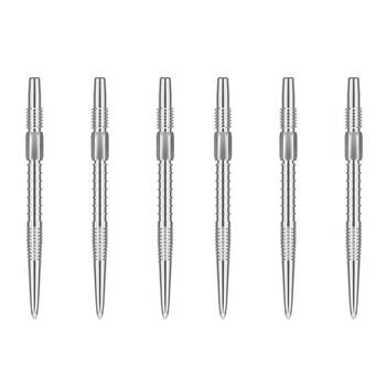 2x 3pc Target Swiss Firepoint Dart Point Replacement Spare Tip 26mm Silver