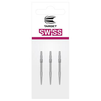 3pc Target Swiss Firepoint Dart Point Replacement Spare Tip 30mm Silver