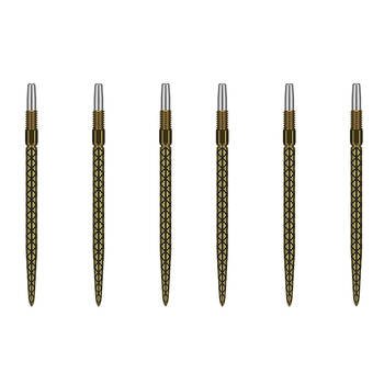 2x 3pc Target Swiss Diamond Pro Dart Point Replacement Spare Tip 26mm Gold