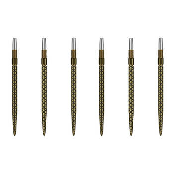 2x 3pc Target Swiss Diamond Pro Dart Point Replacement Spare Tip 35mm Gold