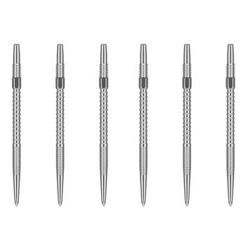 2x 3pc Target Swiss FireDart Point Dart Replacement Spare Tip 35mm Silver