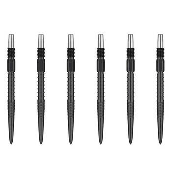 2x 3pc Target Swiss FireDart Point Dart Replacement Spare Tip 35mm Black