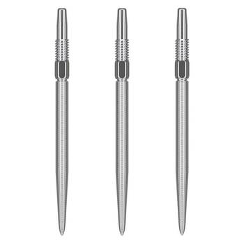 3pc Target Swiss Nano Dart Point Replacement Spare Tip 35mm Silver