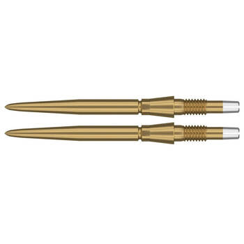 2PK Target Swiss Storm Dart Point Replacement Spare Accessory Tip 26mm Gold