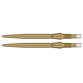 2PK Target Swiss Storm Dart Point Replacement Spare Accessory Tip 30mm Gold