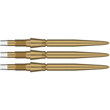 3pc Target Swiss Storm Dart Point Replacement Spare Tip 35mm Gold