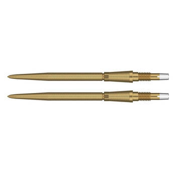 2PK Target Swiss Storm Nano Dart Point Replacement Spare Tip 35mm Gold