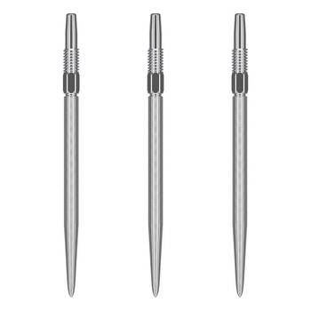 3pc Target Swiss Nano Dart Point Replacement Spare Tip 40mm Silver