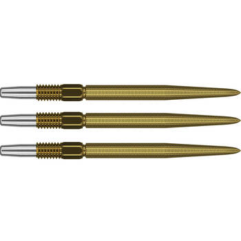 3pc Target Swiss Nano Dart Point Replacement Spare Accessory Tip 40mm Gold