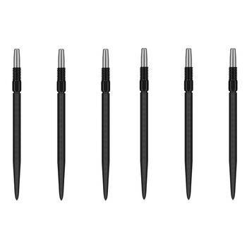 2x 3pc Target Swiss Nano Dart Point Replacement Spare Tip 40mm Black