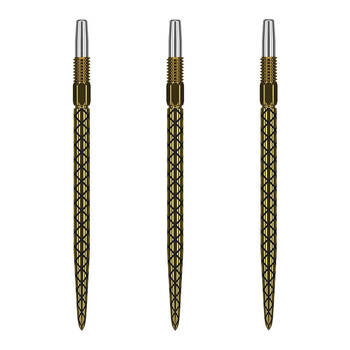 3pc Target Swiss Diamond Pro Gold Dart Point Replacement Spare Tip 40mm