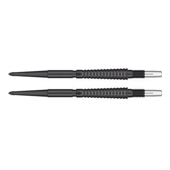 2PK Target Swiss Storm LNC Dart Point Replacement Spare Tip 35mm Black