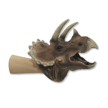 Johnco Triceratops Hand Puppet Kids/Toddler Toy 5y+