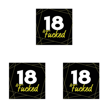3PK Filthy Sentiments 18 & F*cked Card w/ Envelope 14x14cm