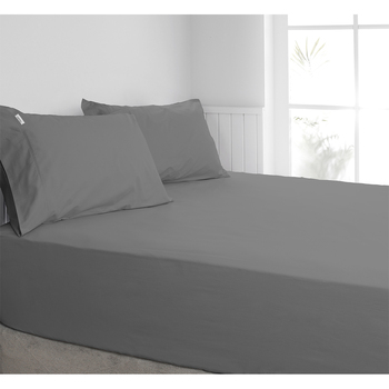 Algodon King Single Bed Combo Fitted Sheet Set 300TC Cotton Charcoal