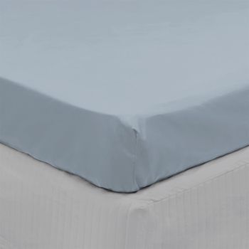 Algodon Long Single Bed Fitted Sheet 300TC Cotton Faded Denim