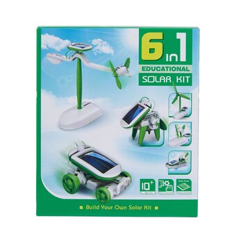 Johnco 6 in 1 Solar Kit Kids/Toddler Activity Toy 10y+