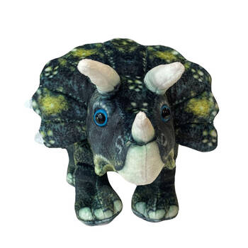 Johnco Plush Dinosaur Soft Toy Triceratops 18x37cm Kids 3y+