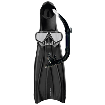 Mirage Adult Silicone Mask Snorkel & Fin Set Large (US 9-11)