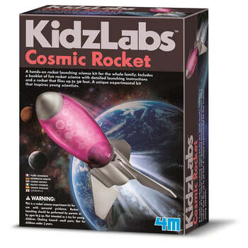 4M KidzLabs Cosmic Rocket Launching Outdoor Science Toy 14y+