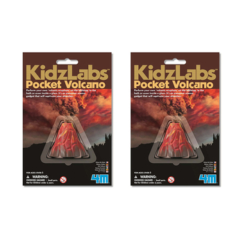 2PK 4M KidzLabs Pocket Volcano Experiment Kids Learning Toy 5y+