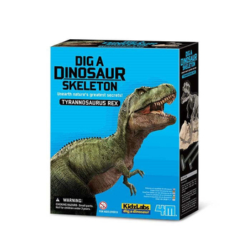 4M KidzLabs Dig a Dinosaur T-Rex Kids Learning Toy 8y+