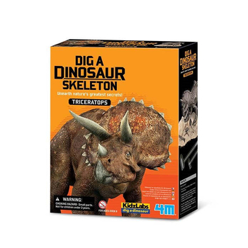 4M KidzLabs Dig a Dinosaur Triceratops Kids Toy 8y+