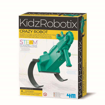 4M KidzRobotix Crazy Robot DIY Kids Leaning Toy 8y+