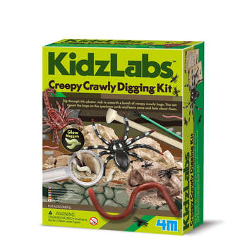4M KidzLabs Creepy Crawly Digging Kit Kids Activity Toy 5y+