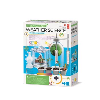 4M Green Science Weather Science Kids Activity Toy 8y+