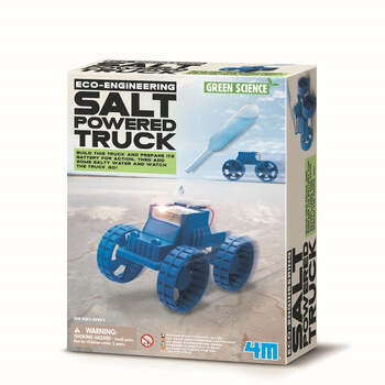 4M Green Science Salt Powered Truck Kids Activity Toy 8y+