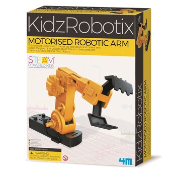 4M KidzRobotix Motorised Robotic Arm Kids Learning Toy 8y+