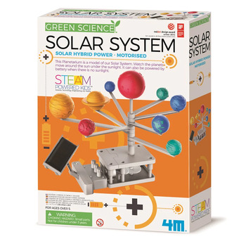 4M Green Science Solar System Kids Activity Toy 5y+