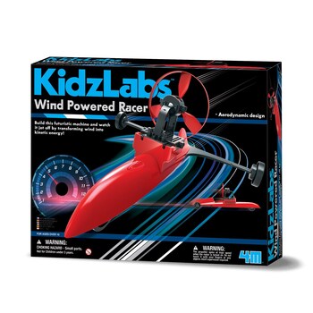 4M Kidzlabs Wind Powered Racer Kids Activity Toy 8y+