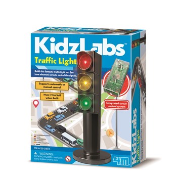 4M KidzLabs Traffic Control Light Kids Activity Toy 5y+
