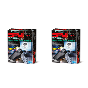 2PK 4M KidzLabs Spy Science Identikit Projector Kids Toy 5+