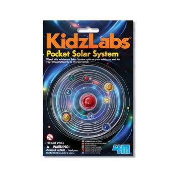 4M Kidzlabs Pocket Solar System STEM Toy Kids/Children 5y+