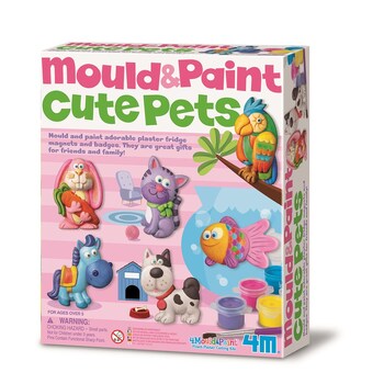 4M Mould & Paint Cute Pets Kids/Children Art/Craft Activity 5y+